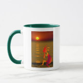 Mug Coucher de soleil Kokopelli (Gauche)