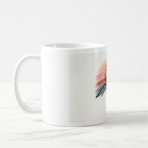 Mug Coucher de soleil minimaliste sur la montagne - Co