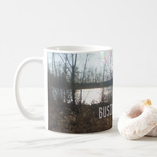 Mug Coucher de soleil nuageux (Avec donut)