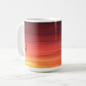 Mug Coucher de soleil orange (Devant gauche)