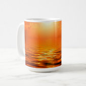 Mug Coucher de soleil Orange Golden Sky Mer d'inspirat (Devant gauche)