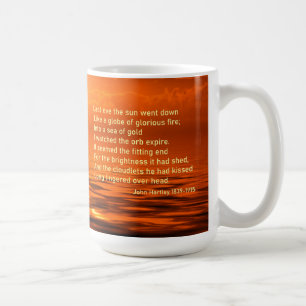 Mug Coucher de soleil Orange Golden Sky Mer d'inspirat