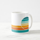 Mug Coucher de soleil rétro 78 (Devant droit)