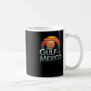 Mug Coucher de soleil rétro sur le golfe du Mexique po