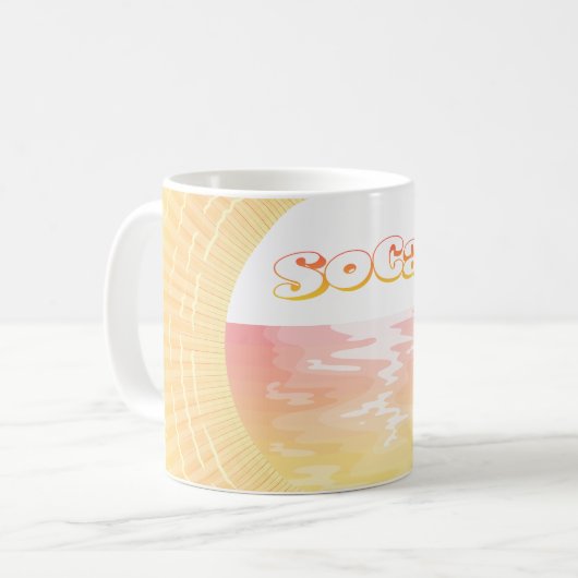 Mug Coucher de soleil SoCal (Devant gauche)