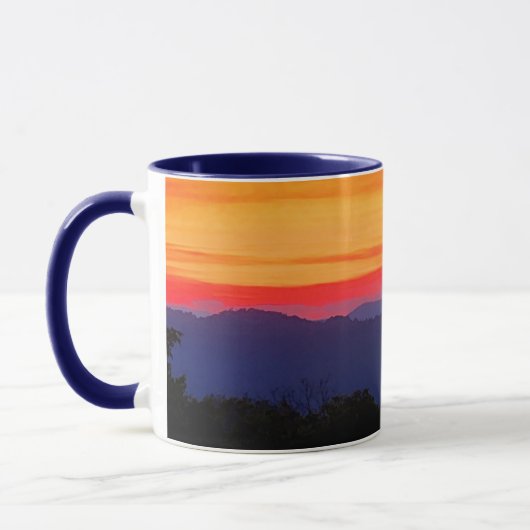 Mug Coucher de soleil sur Blue Ridge Parkway (Gauche)