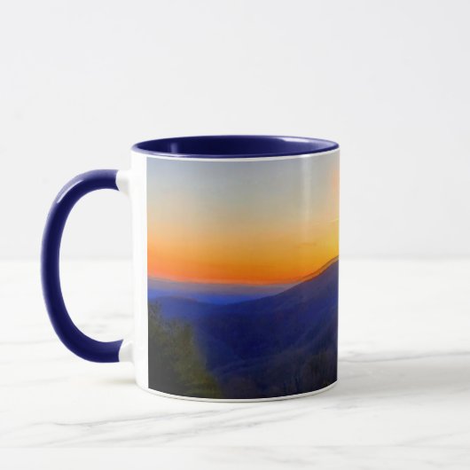 Mug Coucher de soleil sur Blue Ridge Parkway (Gauche)