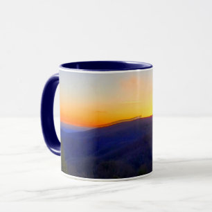 Mug Coucher de soleil sur Blue Ridge Parkway