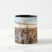 Mug Coucher de soleil sur Chicago (Centre)