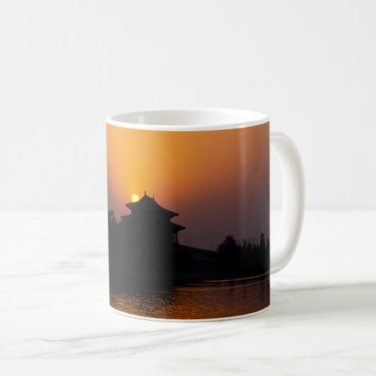Mug Coucher de soleil sur la Cité interdite - Pékin, C (Devant droit)