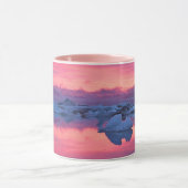 Mug Coucher de soleil sur la lagune du glacier Jokulsa (Centre)