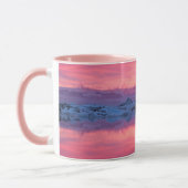 Mug Coucher de soleil sur la lagune du glacier Jokulsa (Gauche)