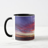 Mug Coucher de soleil sur la mer, personnalisable (Gauche)