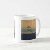 Mug Coucher de soleil sur la plage (Devant droit)
