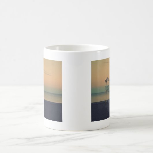 Mug Coucher de soleil sur la plage (Centre)