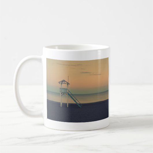 Mug Coucher de soleil sur la plage (Gauche)