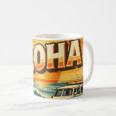 Mug Coucher de soleil sur la plage d'Aloha Island (Devant droit)