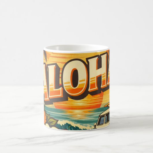 Mug Coucher de soleil sur la plage d'Aloha Island (Centre)