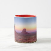 Mug Coucher de soleil sur la vallée du Monument en Ari (Centre)