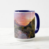 Mug Coucher de soleil sur le gardien (Devant droit)