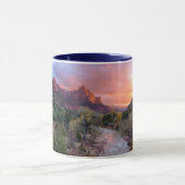 Mug Coucher de soleil sur le gardien (Centre)