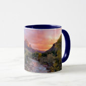 Mug Coucher de soleil sur le gardien (Devant droit)