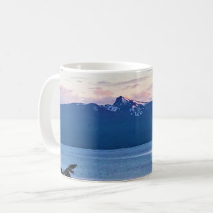 Mug Coucher de soleil sur le lac Crescent, Oregon