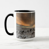 Mug Coucher de soleil sur le lac Myvatn, Islande (Gauche)