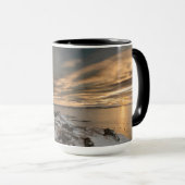 Mug Coucher de soleil sur le lac Myvatn, Islande (Devant droit)