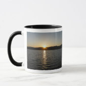 Mug Coucher de soleil sur le lac Onota : horizontal (Gauche)