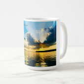 Mug Coucher de soleil sur le lac Pepin : l'heure dorée (Devant droit)