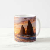 Mug Coucher de soleil sur le Pacifique (Devant droit)
