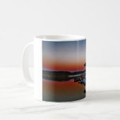 Mug Coucher de soleil sur le quai du lac Arrowhead (Devant gauche)