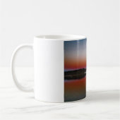 Mug Coucher de soleil sur le quai du lac Arrowhead (Gauche)
