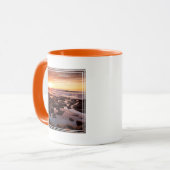 Mug Coucher de soleil sur les bassins de marée (Devant gauche)