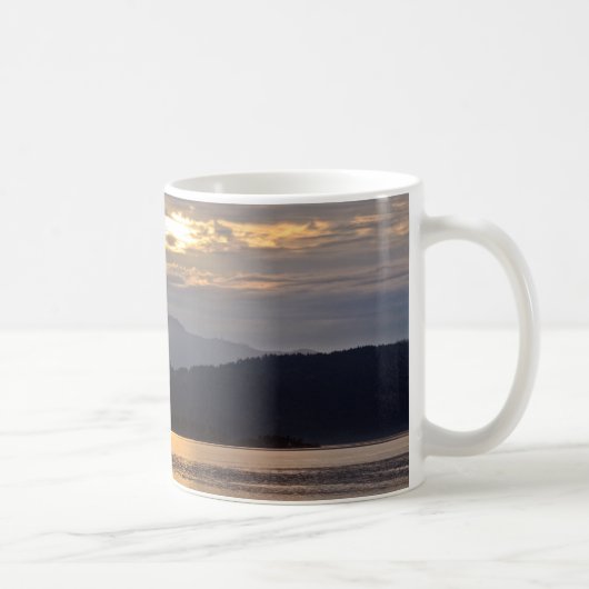 Mug Coucher de soleil sur l'océan (Droite)