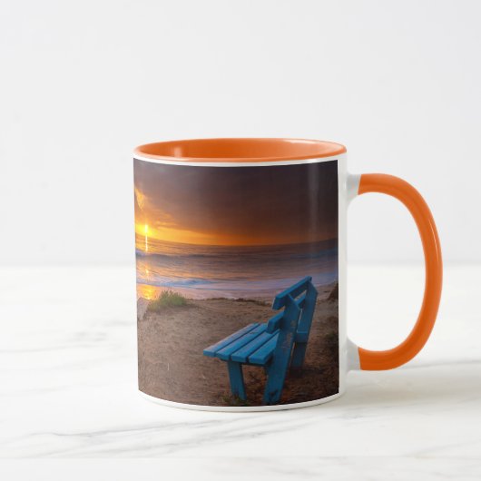 Mug Coucher de soleil sur l'océan Pacifique (Droite)