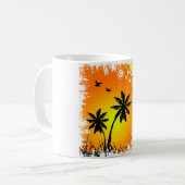 Mug Coucher de soleil tropical (Devant gauche)