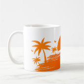 Mug Coucher de soleil tropical (Gauche)