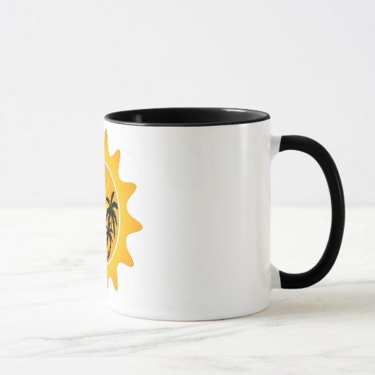 Mug Coucher de soleil tropical (Droite)