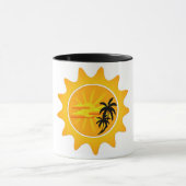 Mug Coucher de soleil tropical (Centre)