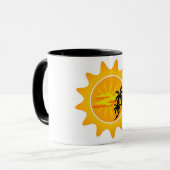Mug Coucher de soleil tropical (Devant gauche)