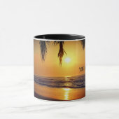 Mug Coucher de soleil tropical (Centre)