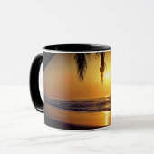 Mug Coucher de soleil tropical (Devant gauche)