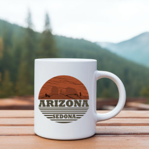 Mug Coucher de soleil vintage Arizona Sedona