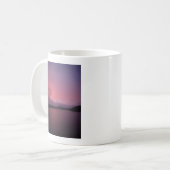 Mug Coucher de soleil violet sur le lac Arrowhead (Devant gauche)