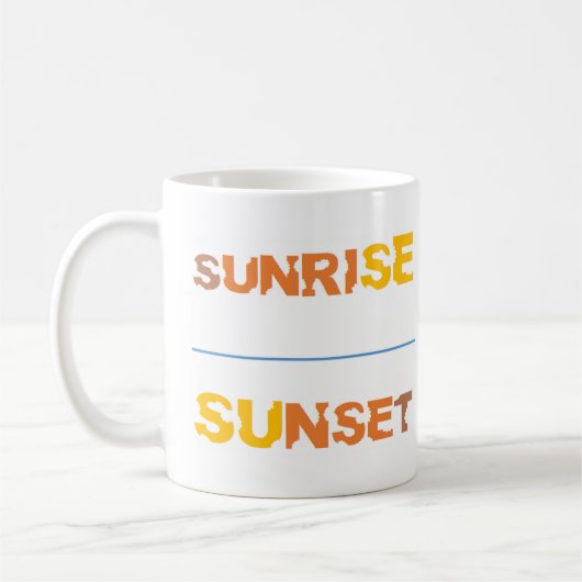 Mug coucher du soleil (Gauche)