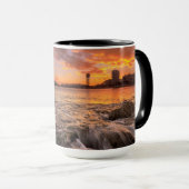 Mug Coucher du soleil à Barcelone (Devant droit)
