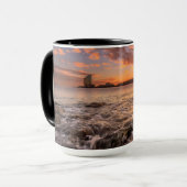 Mug Coucher du soleil à Barcelone (Devant gauche)