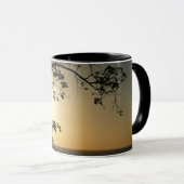 Mug Coucher du soleil à travers les arbres II Photogra (Devant droit)